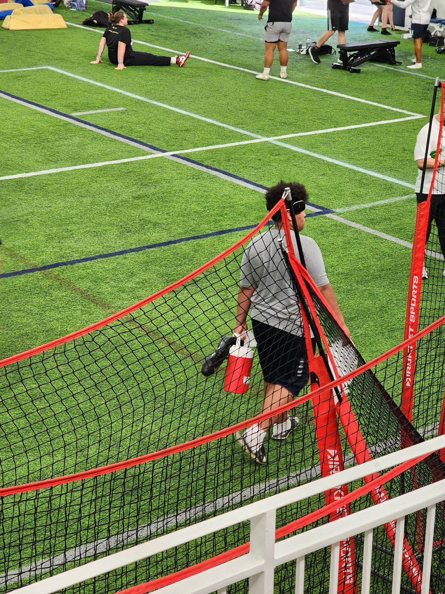Training indoors